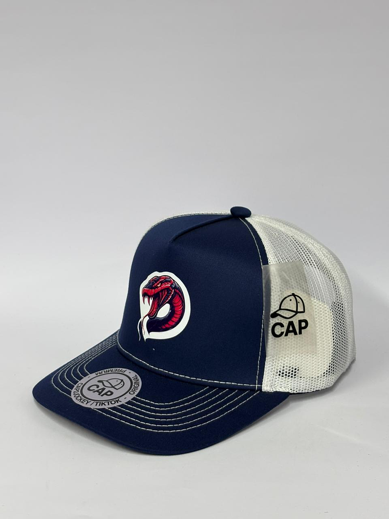 Jockey de malla 5p - Azul marino / Cobra  2