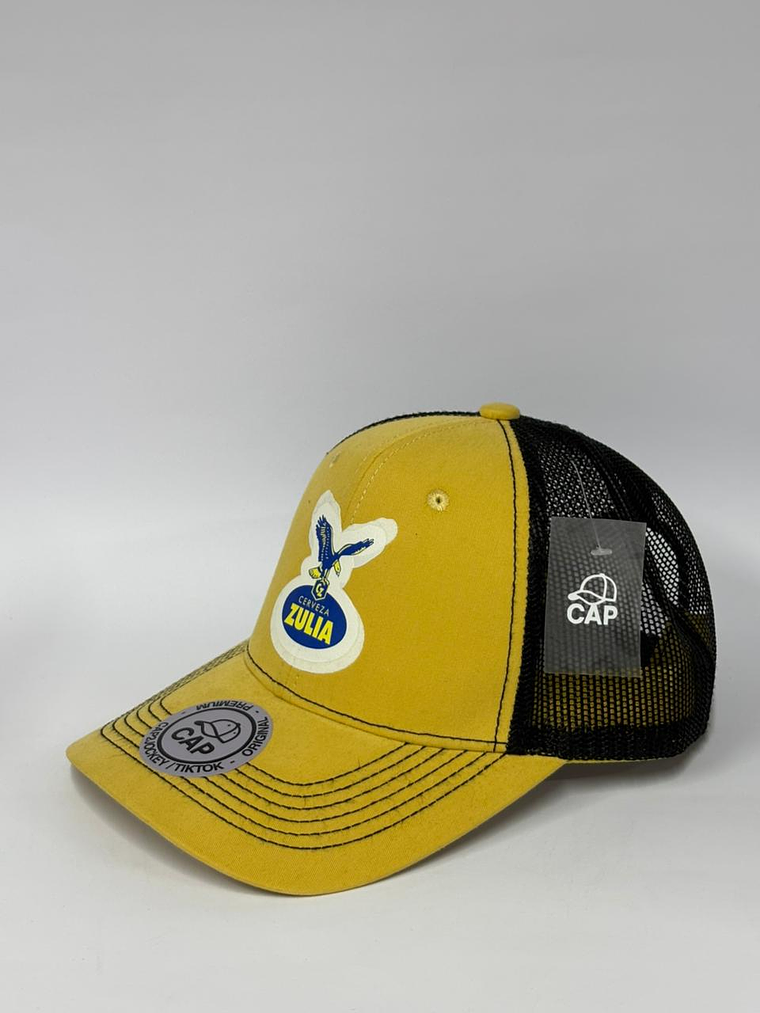 Jockey de malla 6p - Amarillo x negro / Cerveza zulia  2