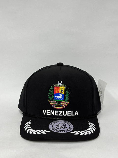 Gorra de lona 5p - Negro / Venezuela army