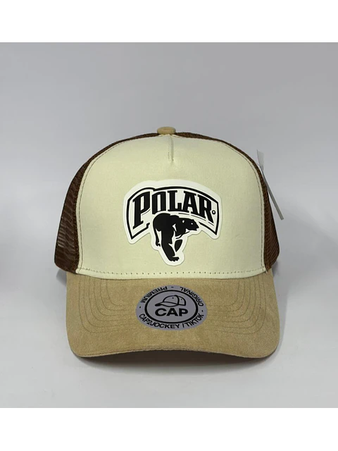 Jockey de malla 5p - Beige x marrón x crema / Polar  cerveza 