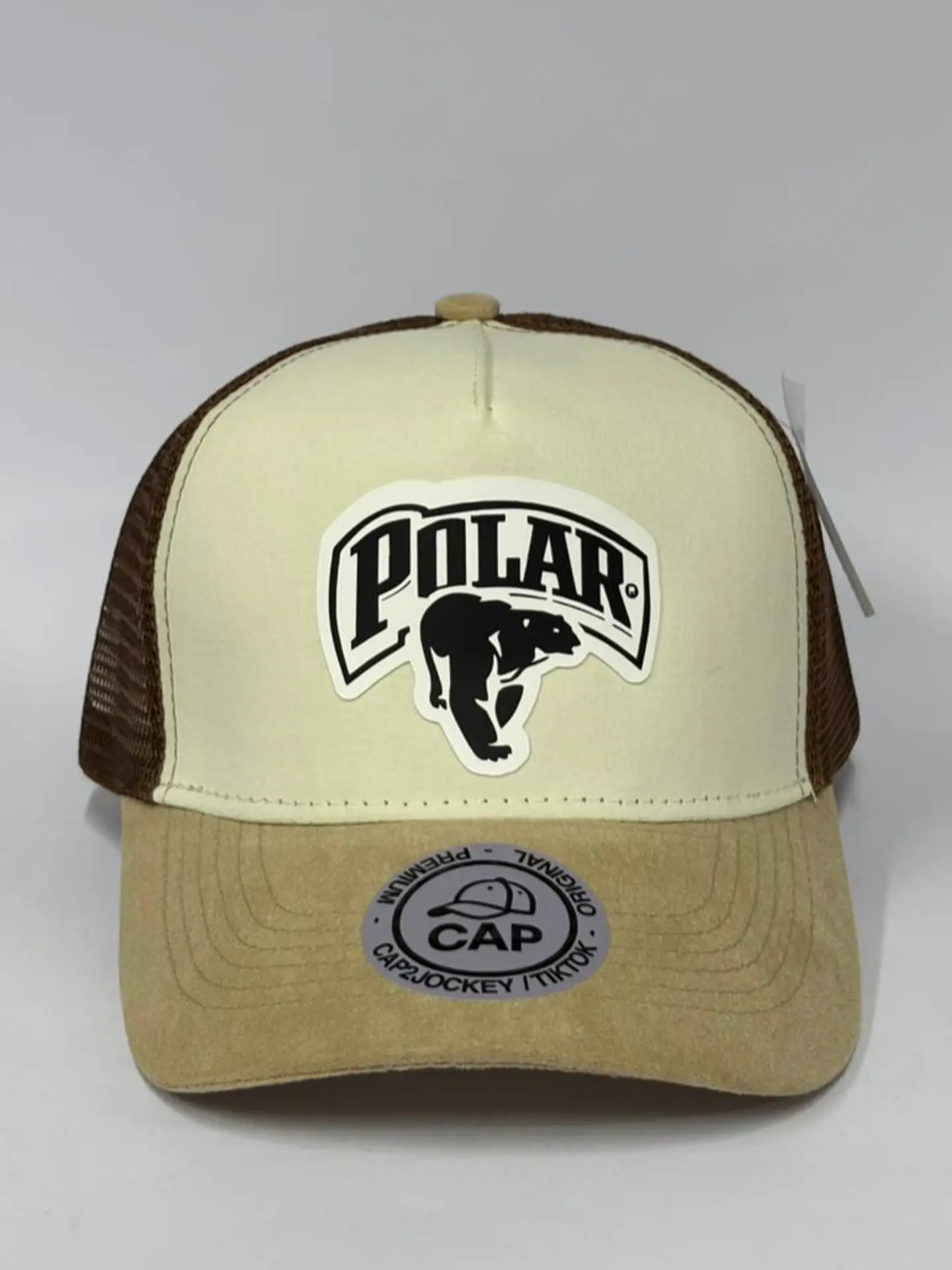 Jockey de malla 5p - Beige x marrón x crema / Polar  cerveza  1