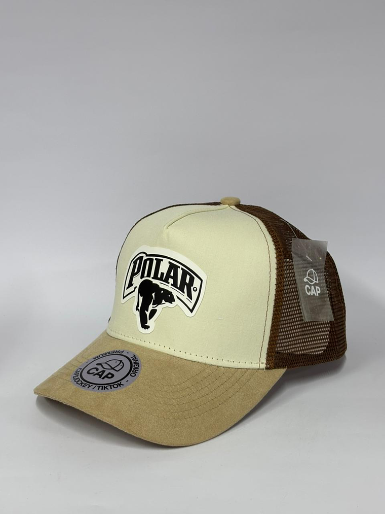 Jockey de malla 5p - Beige x marrón x crema / Polar  cerveza  2