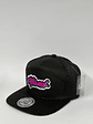 Gorra de lona con laser 7p - Negro  / Miami  - Miniatura 2