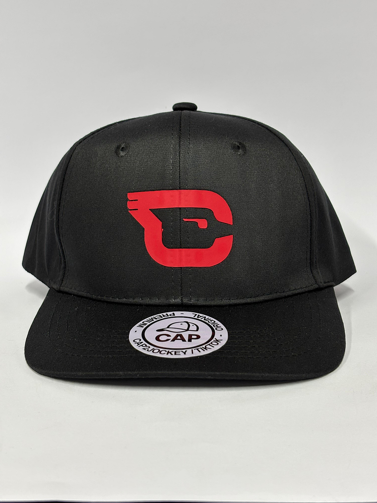 Gorra de lona lisa 6p - Negro / Cardenales de lara new  1