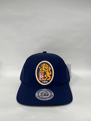 Gorra de lona lisa 6p- Azul marino / Leones del caracas full