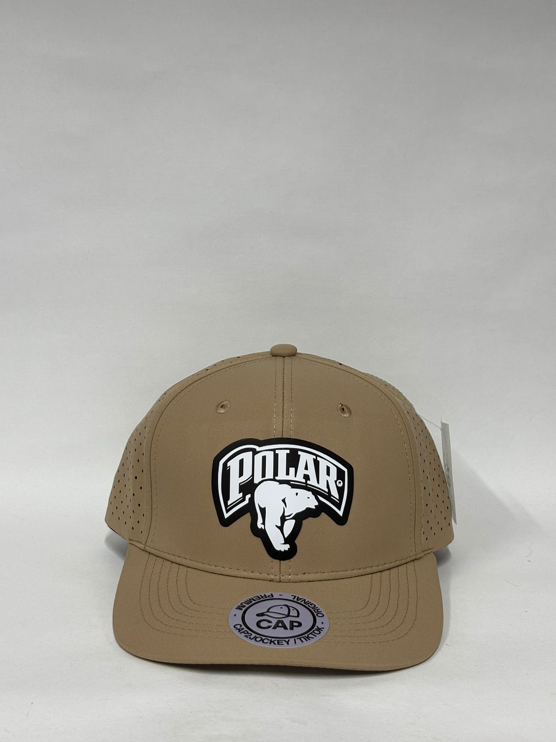 Gorra de lona con laser 6p - Beige /Cerveza  polar  1