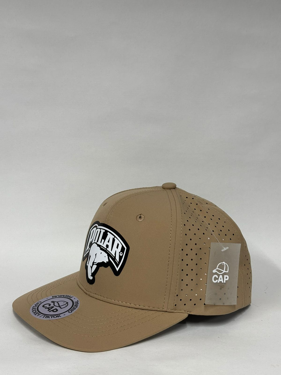 Gorra de lona con laser 6p - Beige /Cerveza  polar  2