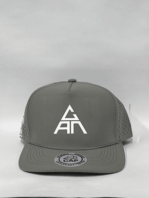 Gorra de lona con laser 5p - Gris claro /  Can edición especial 