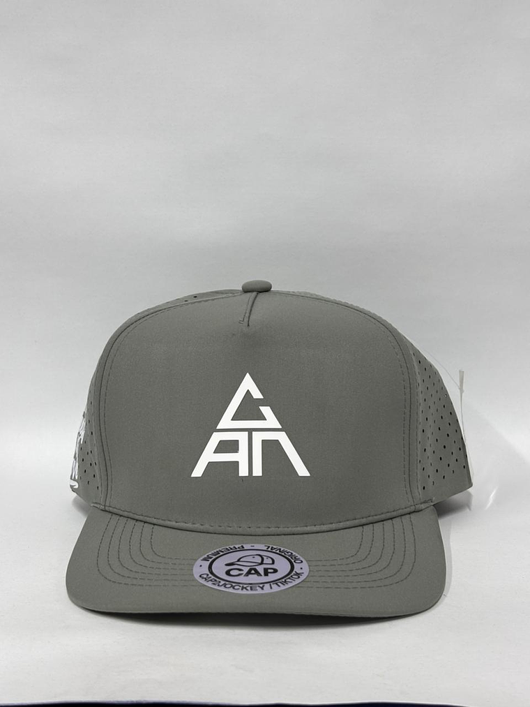 Gorra de lona con laser 5p - Gris claro /  Can edición especial  1