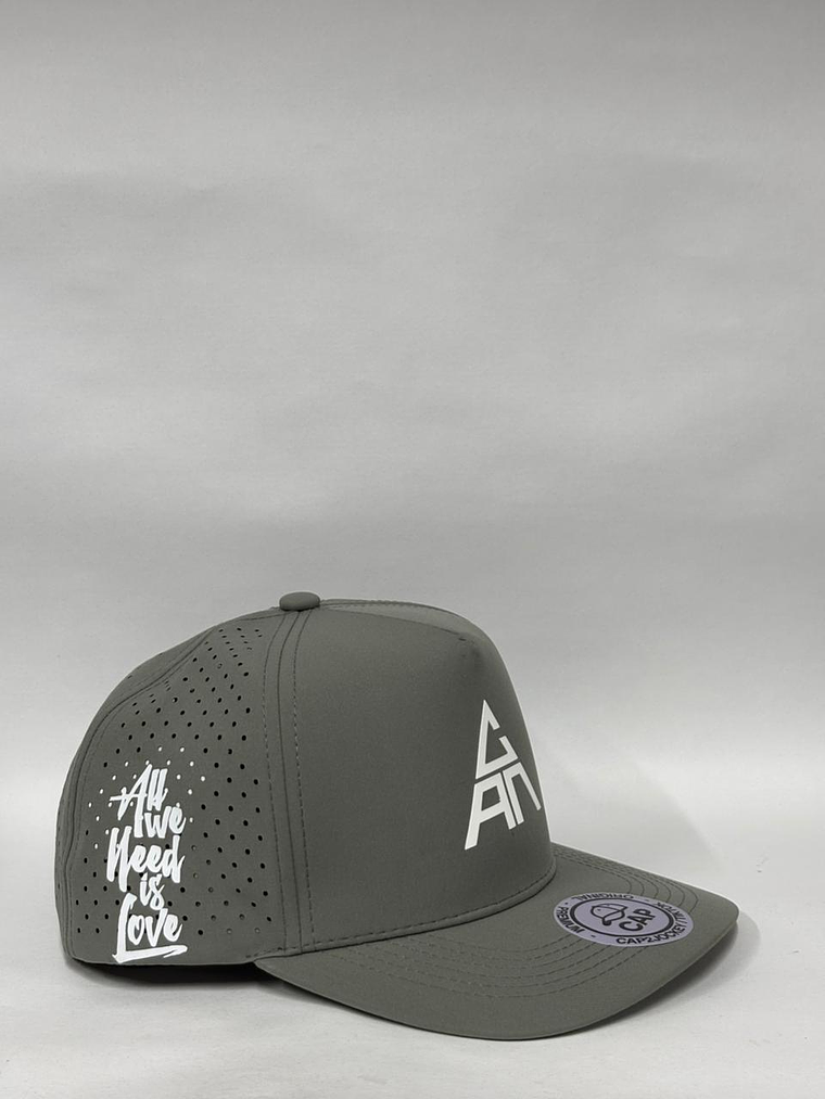 Gorra de lona con laser 5p - Gris claro /  Can edición especial  2