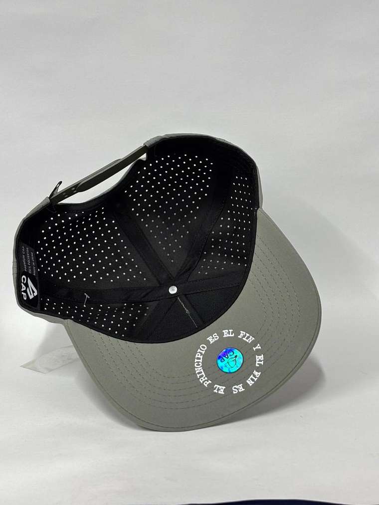 Gorra de lona con laser 5p - Gris claro /  Can edición especial  4