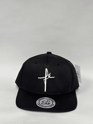 Gorra de lona con laser 6p - Negro /  - FE - 