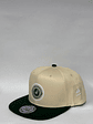 Gorra plana de lona 6p - Beige x negro / Cello de vzla  - Miniatura 2
