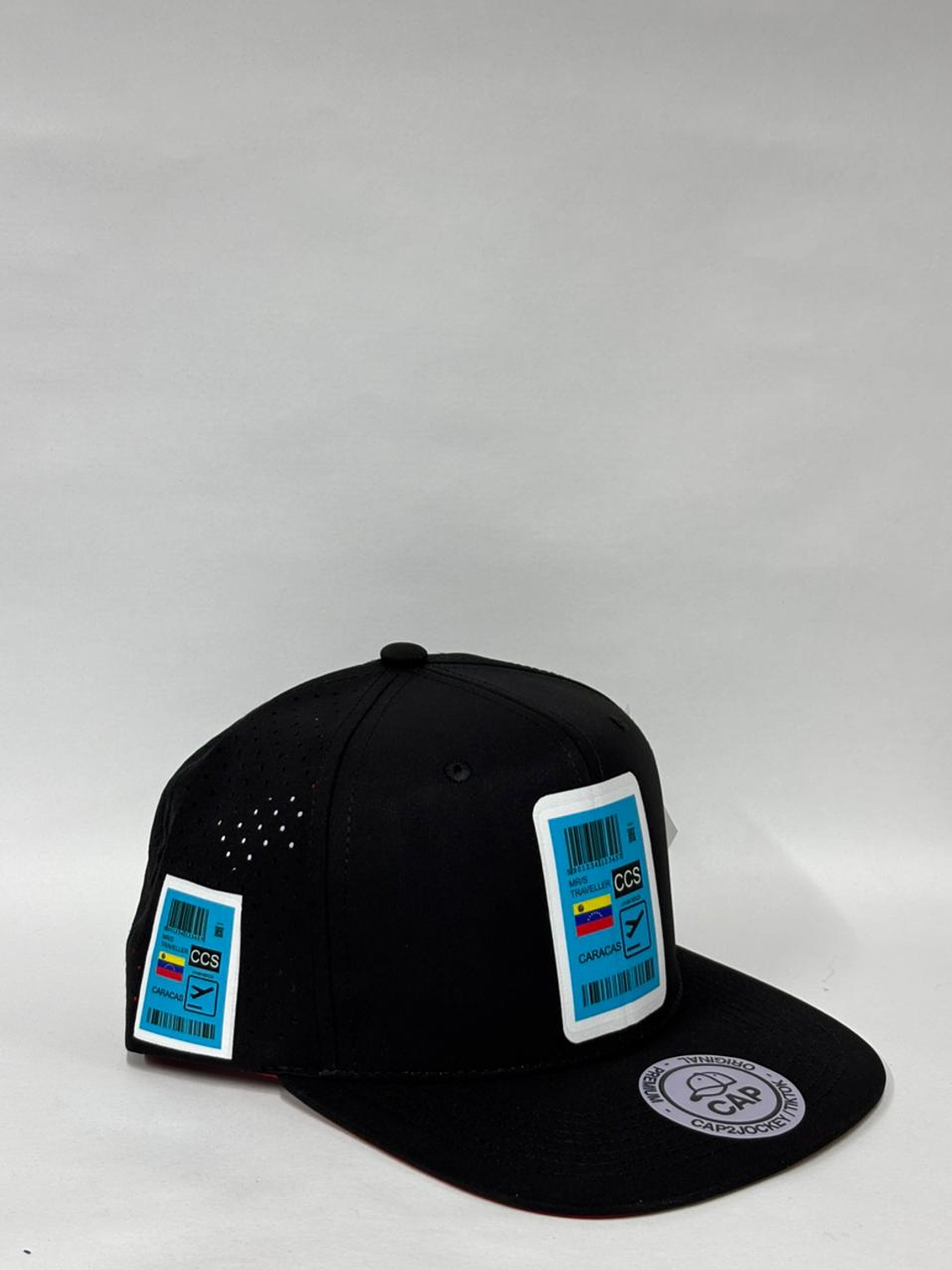 Gorra de lona con laser 6p - Negro / Viaje a ccs  2