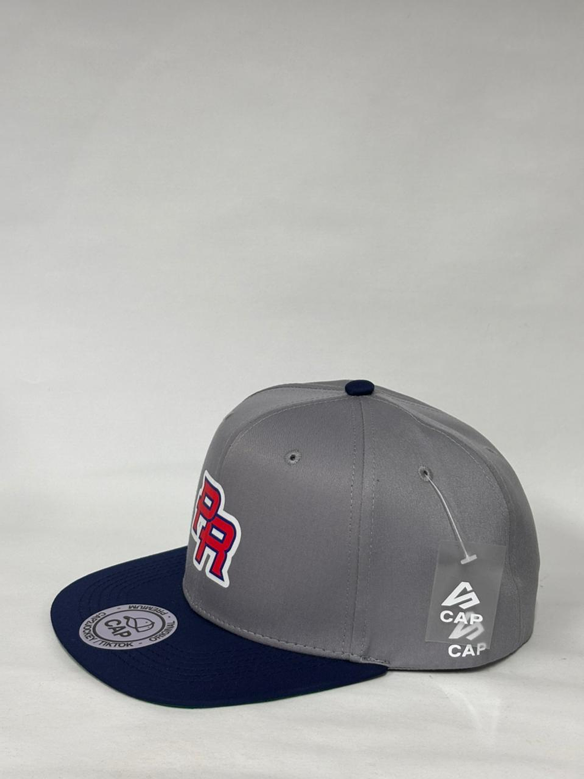 Gorra plana de 6p - Gris x negro / PR x Bad Bunny 3