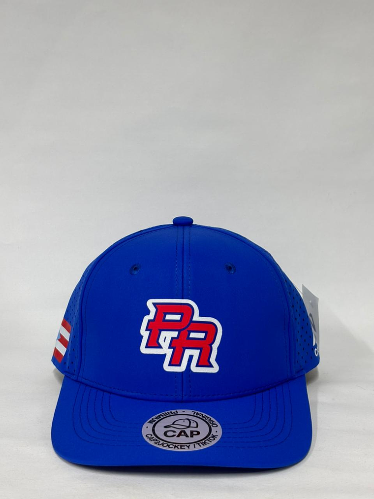 Gorra de lona 6p - Azul rey / PR x Bad Bunny 1