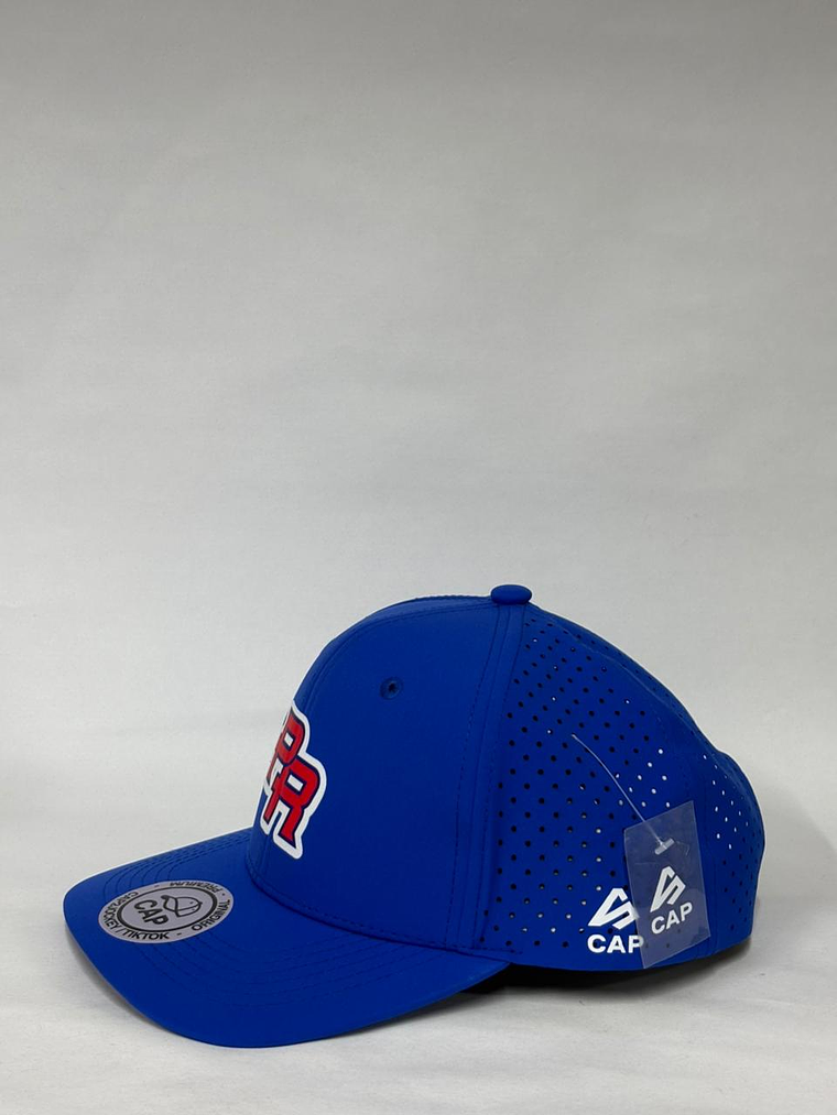 Gorra de lona 6p - Azul rey / PR x Bad Bunny 2