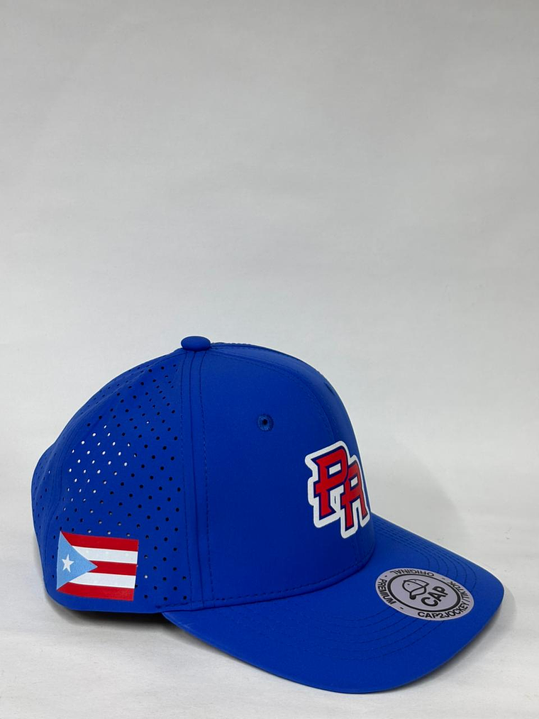 Gorra de lona 6p - Azul rey / PR x Bad Bunny 3