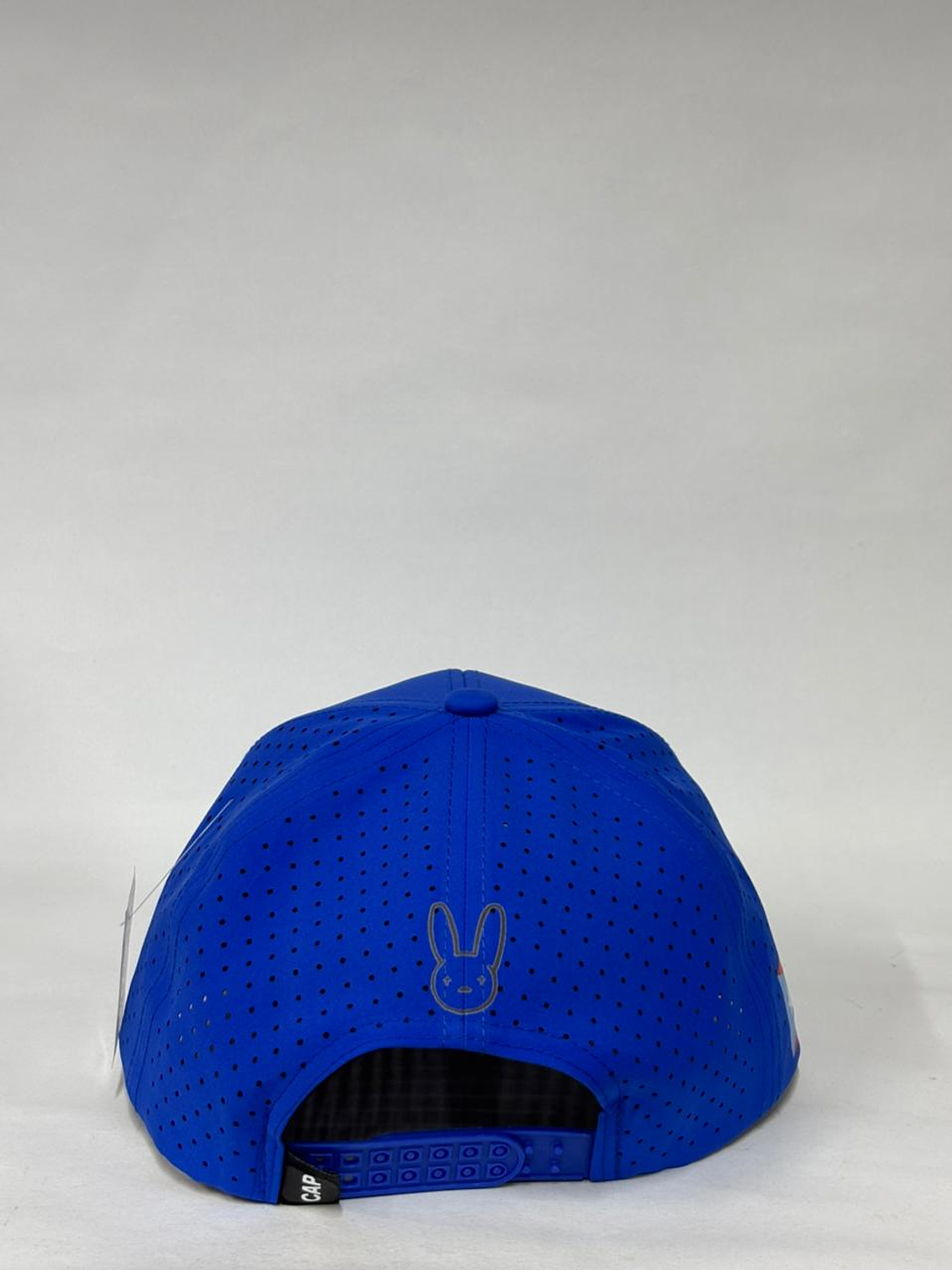 Gorra de lona 6p - Azul rey / PR x Bad Bunny 4