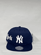 Gorra de lona 6p plana - Azul M / New York  - Miniatura 1