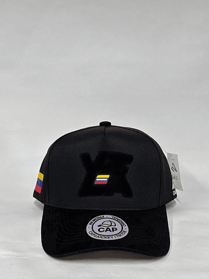 Gorra de lona 5p - Negro / Vzla Black