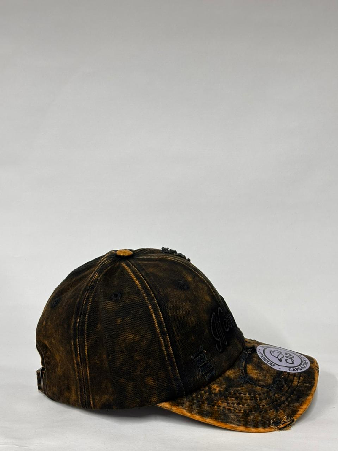 Gorra de lona 6p - Desgastada amarillo / New York Urbano  2