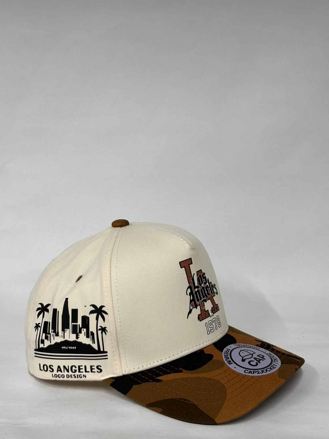 Gorra de lona 5p - Beige camuflada / Los Ángeles  2