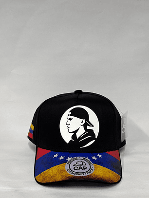 Gorra de lona 5p - Negro x tricolor / Kilometro 