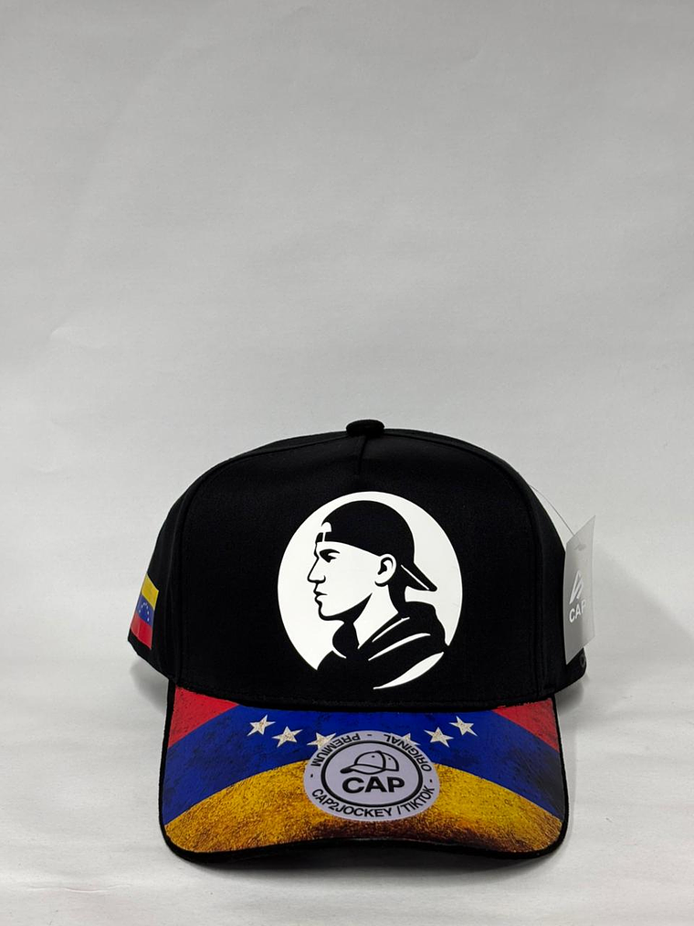 Gorra de lona 5p - Negro x tricolor / Kilometro  1