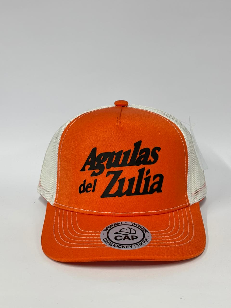 Jockey de malla 5p - Naranja x blanco / Águilas del zulia  1