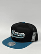 Gorra de lona plana 6p - Negro x Azul P / Bravos de Margarita  - Miniatura 2
