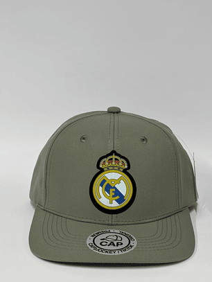 Gorra de lona 6p - Gris / Real Madrid full color