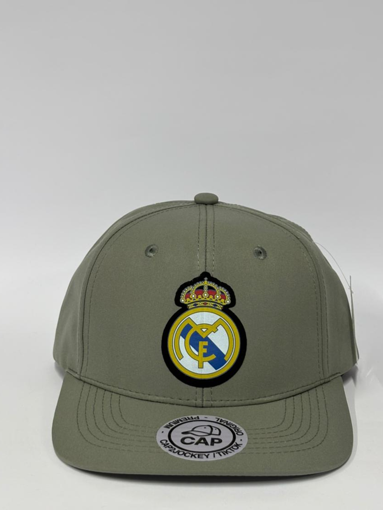 Gorra de lona 6p - Gris / Real Madrid full color 1