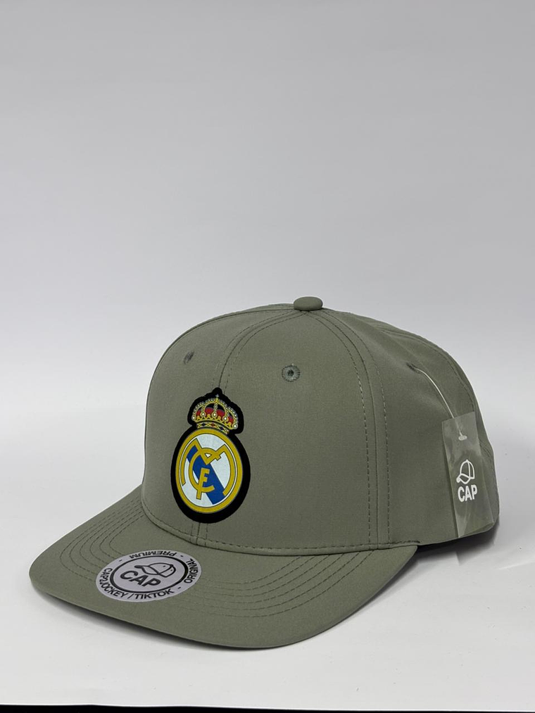 Gorra de lona 6p - Gris / Real Madrid full color 2