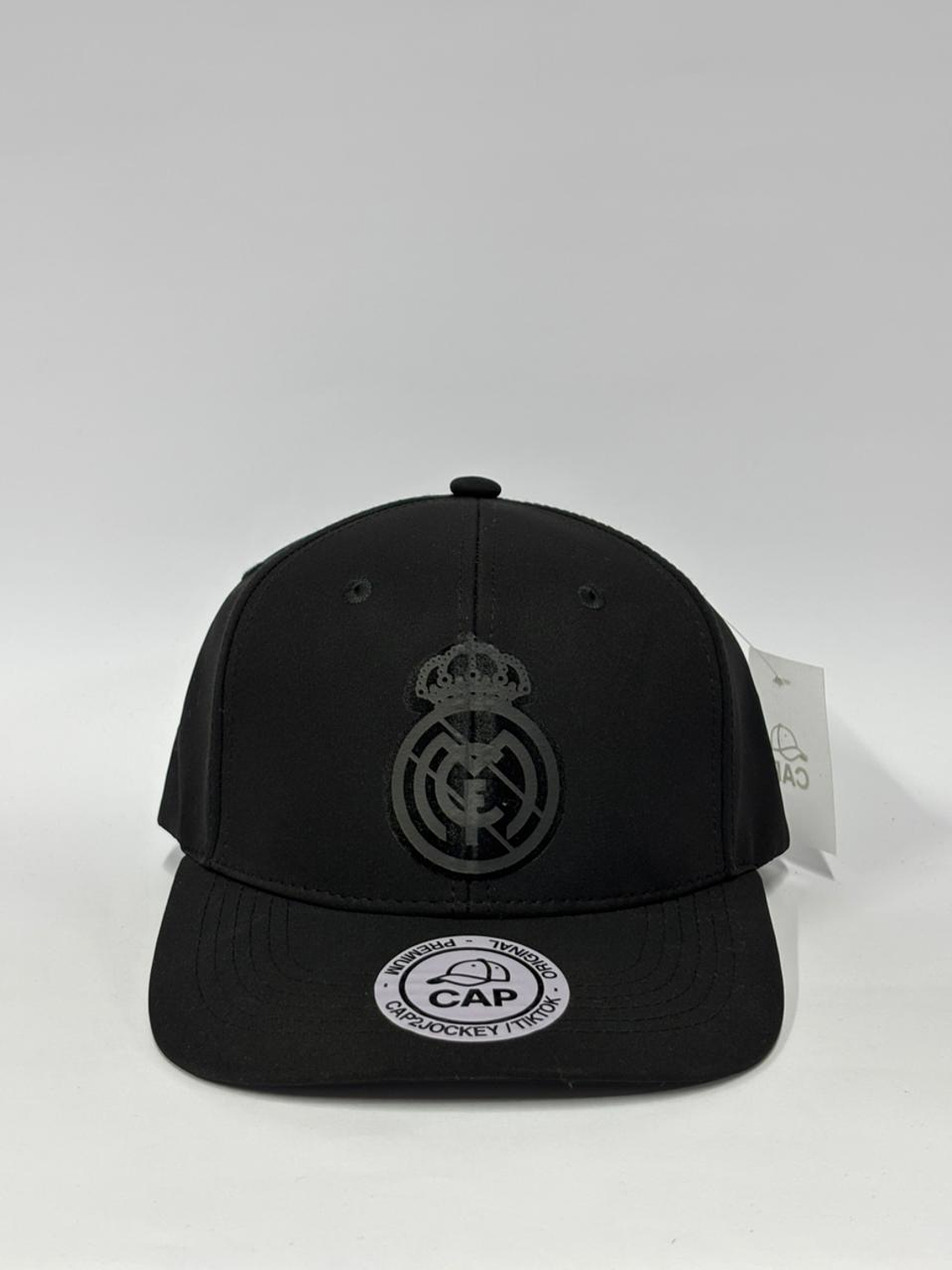 Gorra de lona 6p - Negro / Real Madrid full Black  1