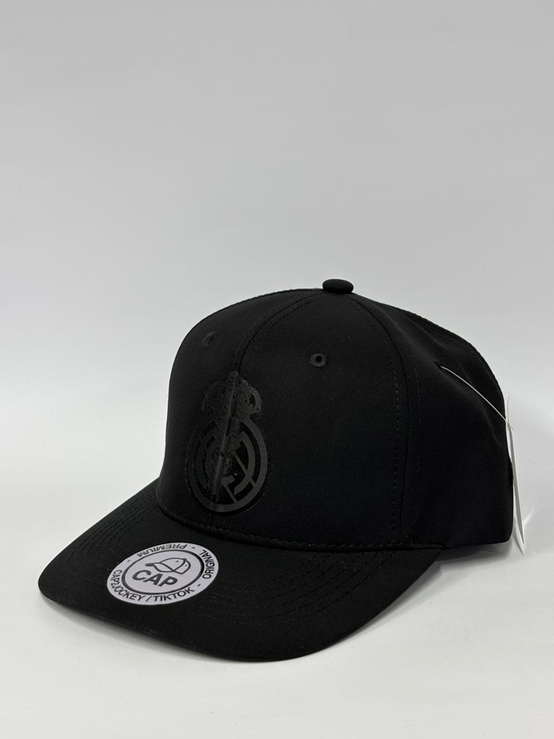 Gorra de lona 6p - Negro / Real Madrid full Black  2