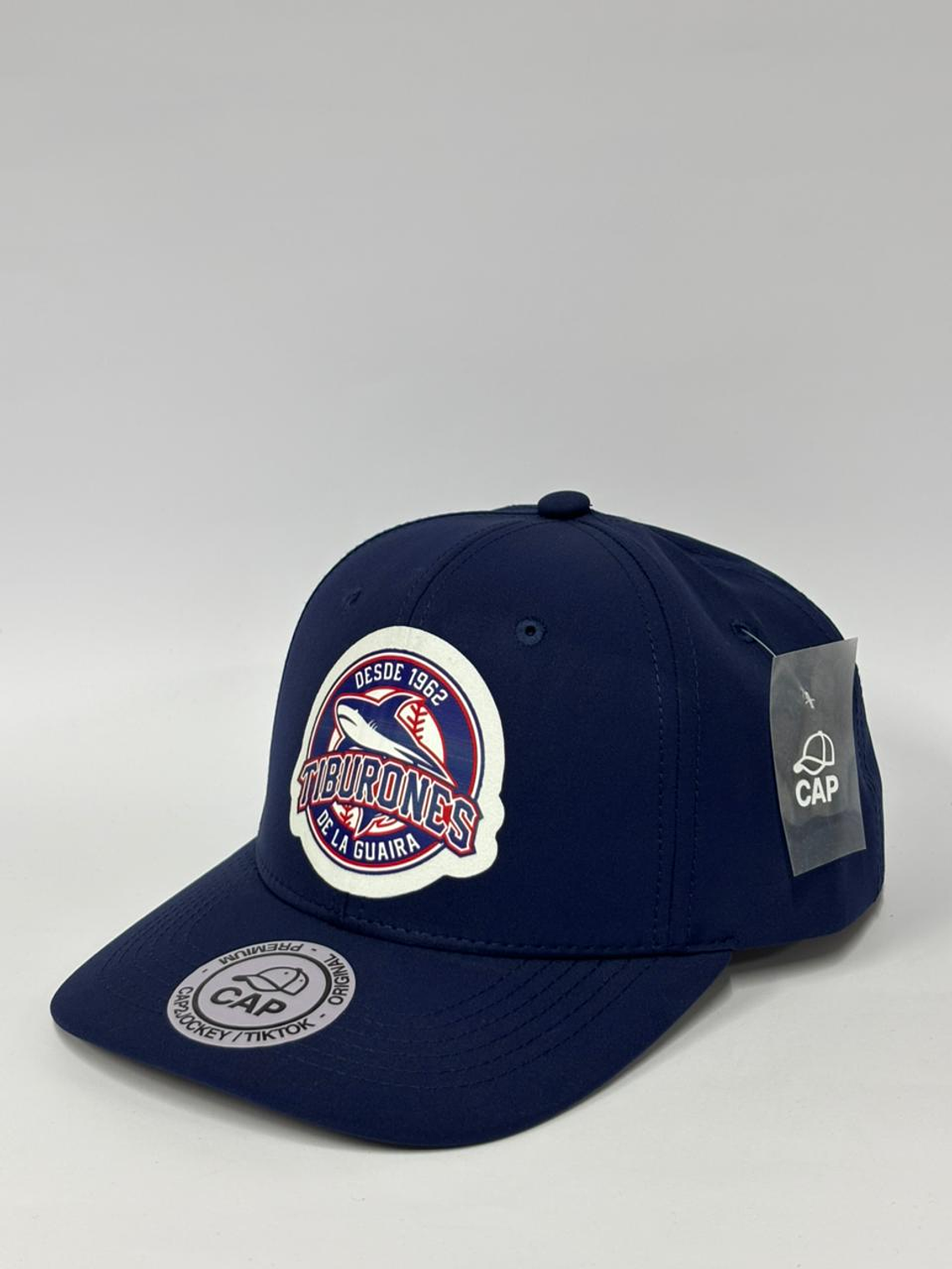 Gorra de lona 6p - Azul marino / Tiburones de la Guaira  2