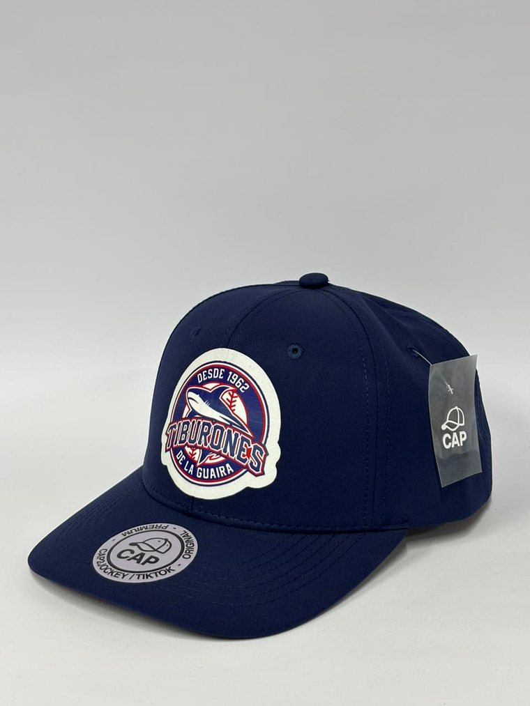 Gorra de lona 6p - Azul marino / Tiburones de la Guaira  2