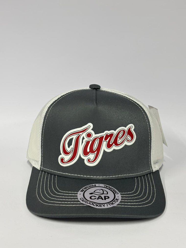 Jockey de malla 5p  - Gris x blanco / Tigres  1