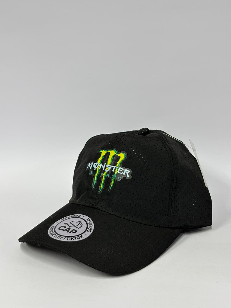 Gorra dry fit 6p - Negro / Monster  2