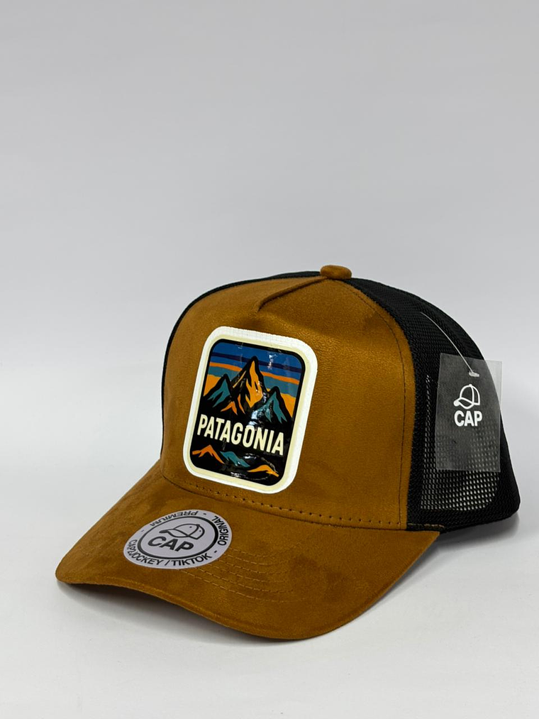 Jockey de malla 5p - Marón x negro - Patagonia  2