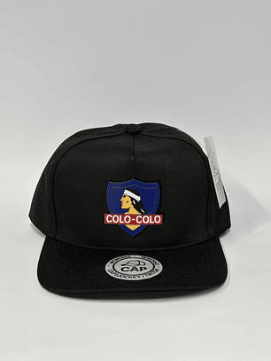 Gorra de lona 5p - Negro / Colo Colo 