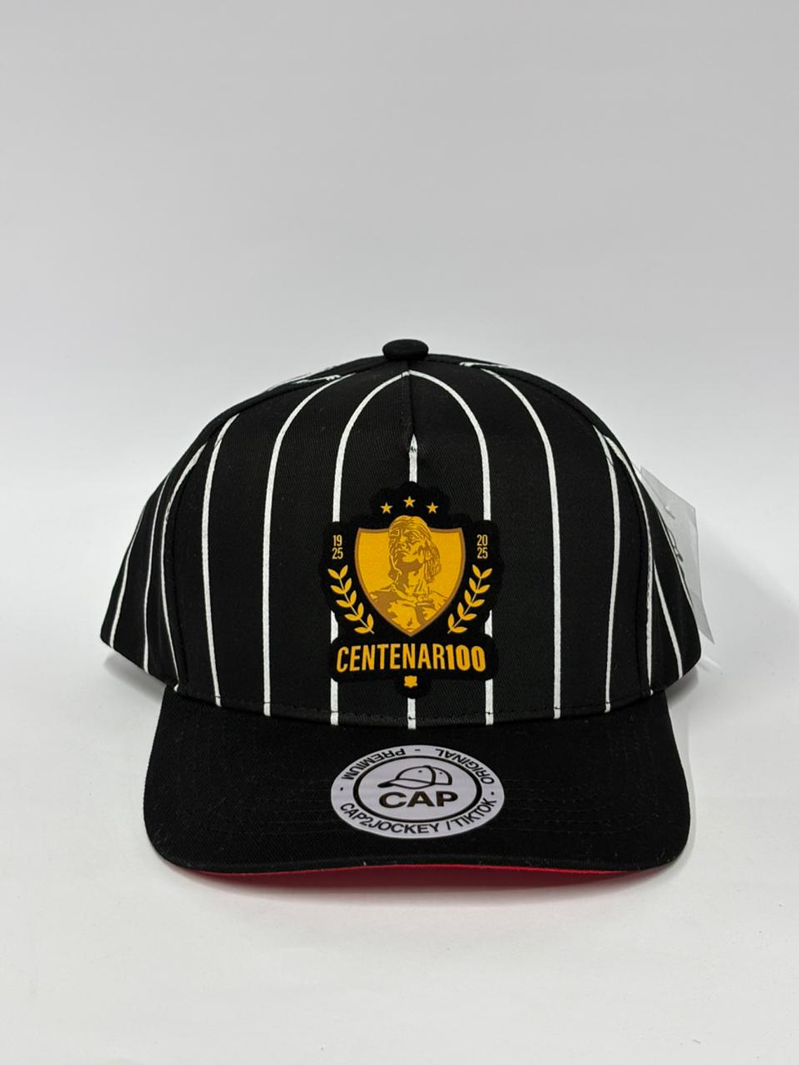 Gorra de lona 5p - Negro lineal / Bicentenario Colo Colo 1