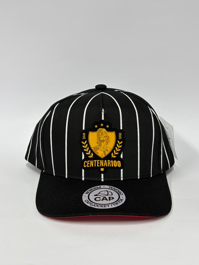Gorra de lona 5p - Negro lineal / Bicentenario Colo Colo 1