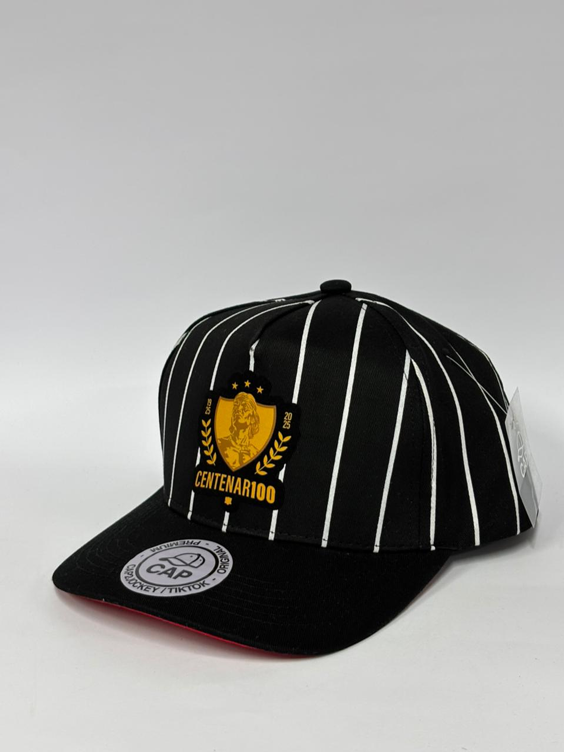 Gorra de lona 5p - Negro lineal / Bicentenario Colo Colo 2
