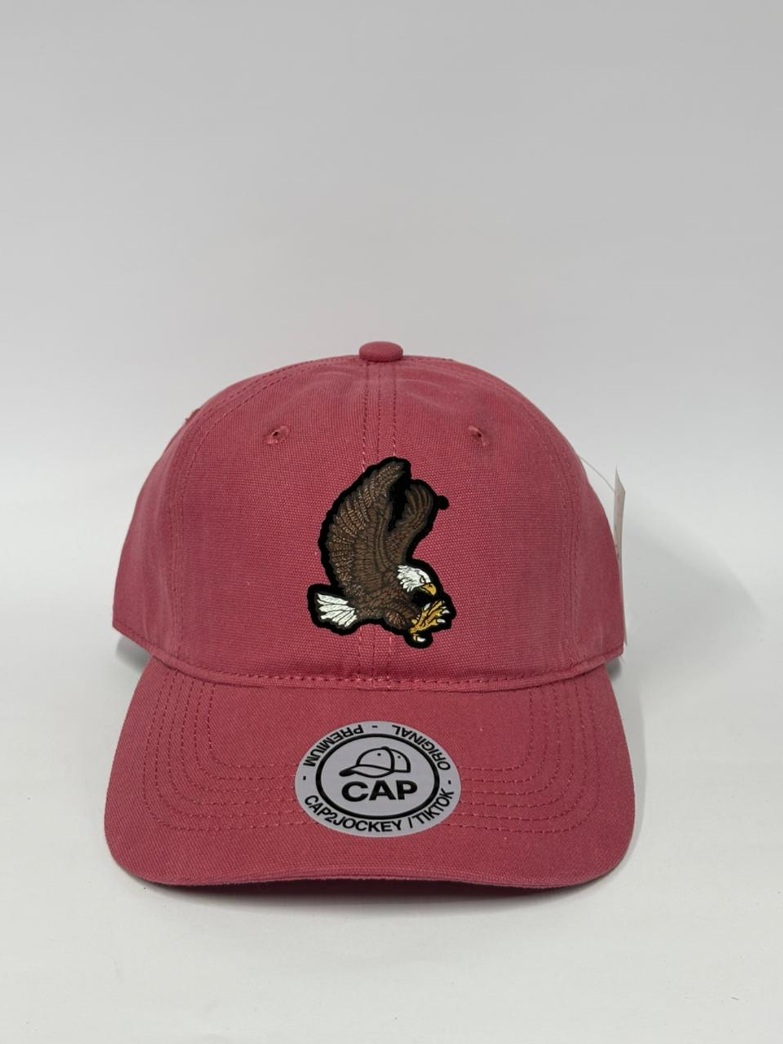 Gorra de lona 6p - Terracota - Águila en altura   1