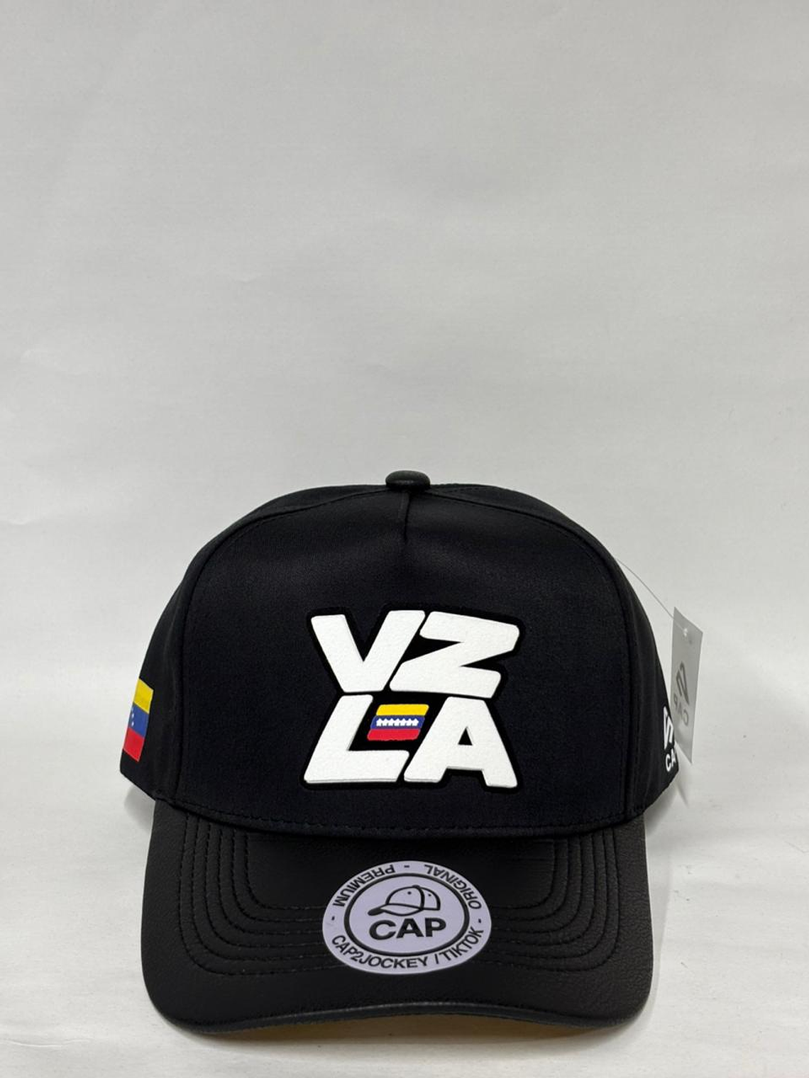 Gorra de lona 5p - Negro / Vzla White  1