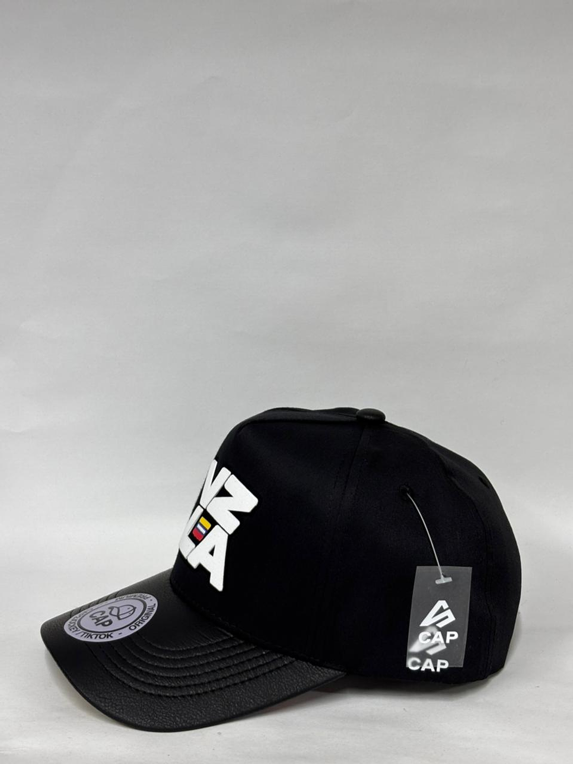 Gorra de lona 5p - Negro / Vzla White  3