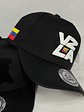 Gorra de lona 5p - Negro / Vzla White  - Miniatura 4