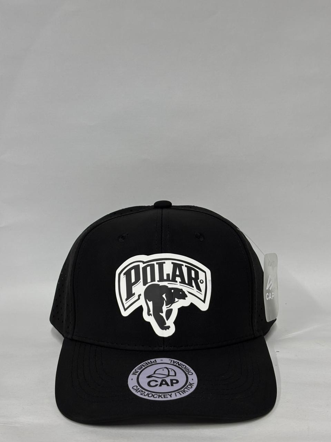 Gorra de lona 6p - Negro / Polar black  1